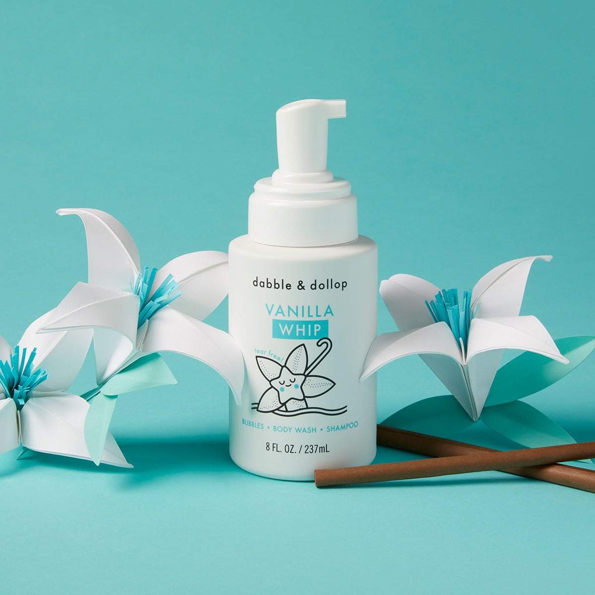 All-Natural Vanilla Foaming Shampoo & Body Whip - Dabble & Dollop