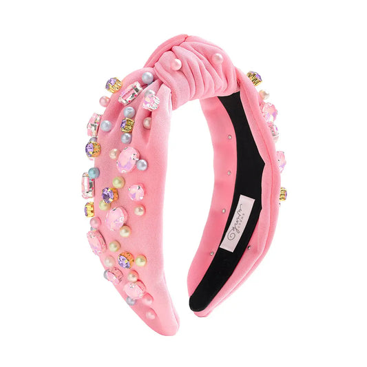 Pastel Gemstone Headband - Spring Hair Accessories