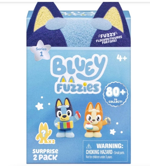 Bluey Fuzzies Surprise Figure 2pk