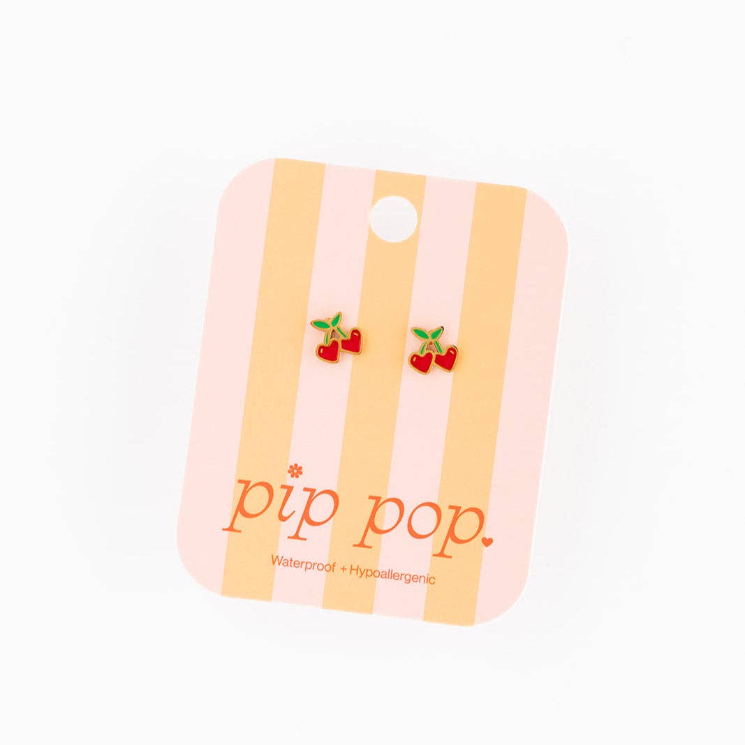 Cherries Studs