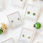 Screwback Stud Earrings - Noelle