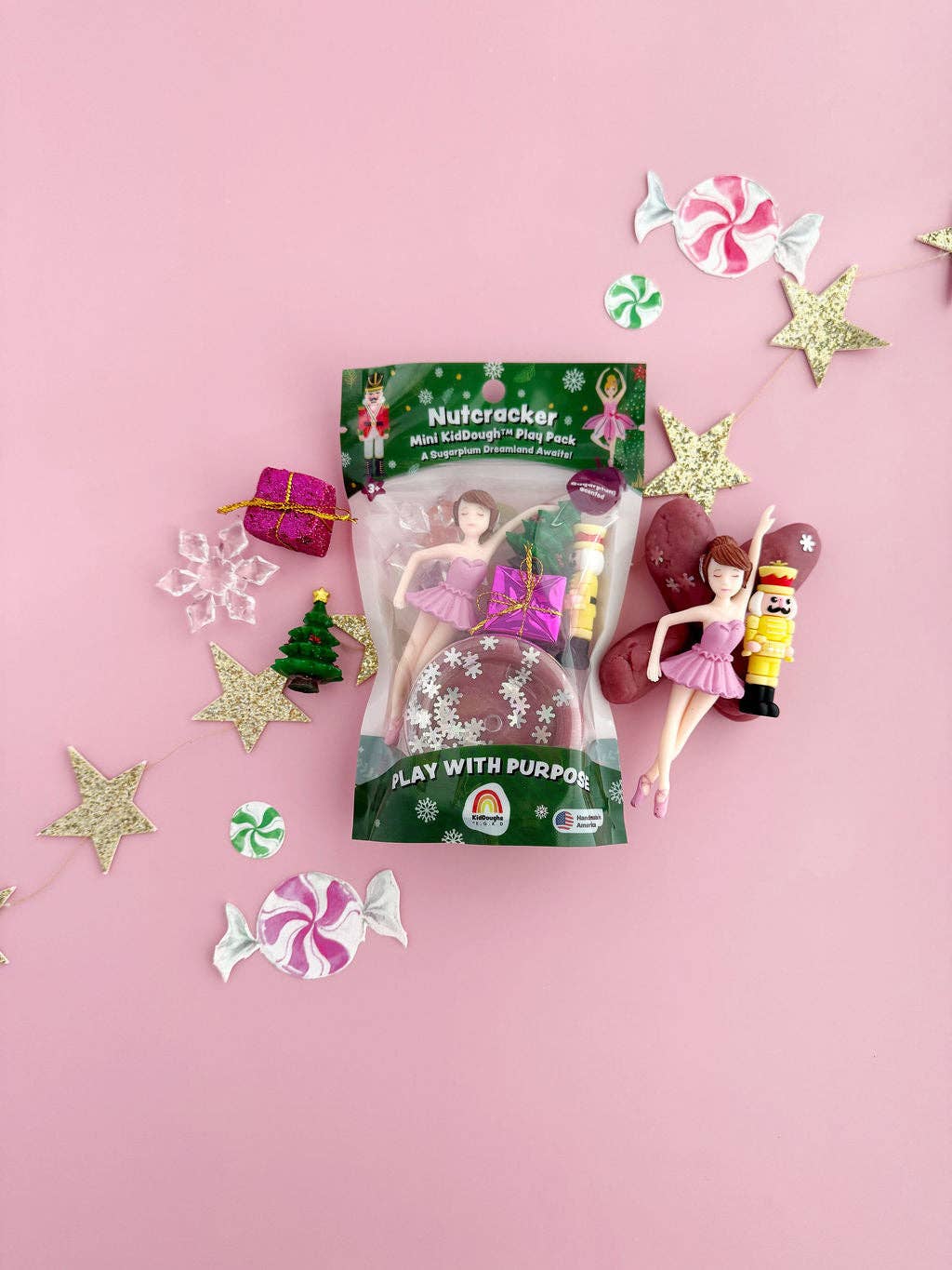 Nutcracker Mini KidDough Play Pack - Earth Grown KidDoughs (KidDoughs by EGKD)