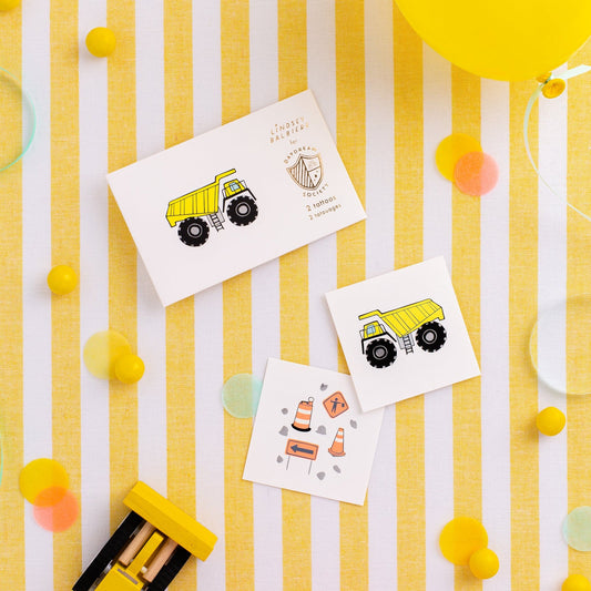 Under Construction Temporary Tattoos - Daydream Society