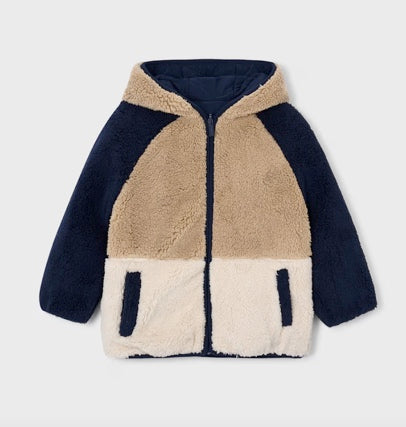 Boy Reversible Sherpa Puffer Jacket