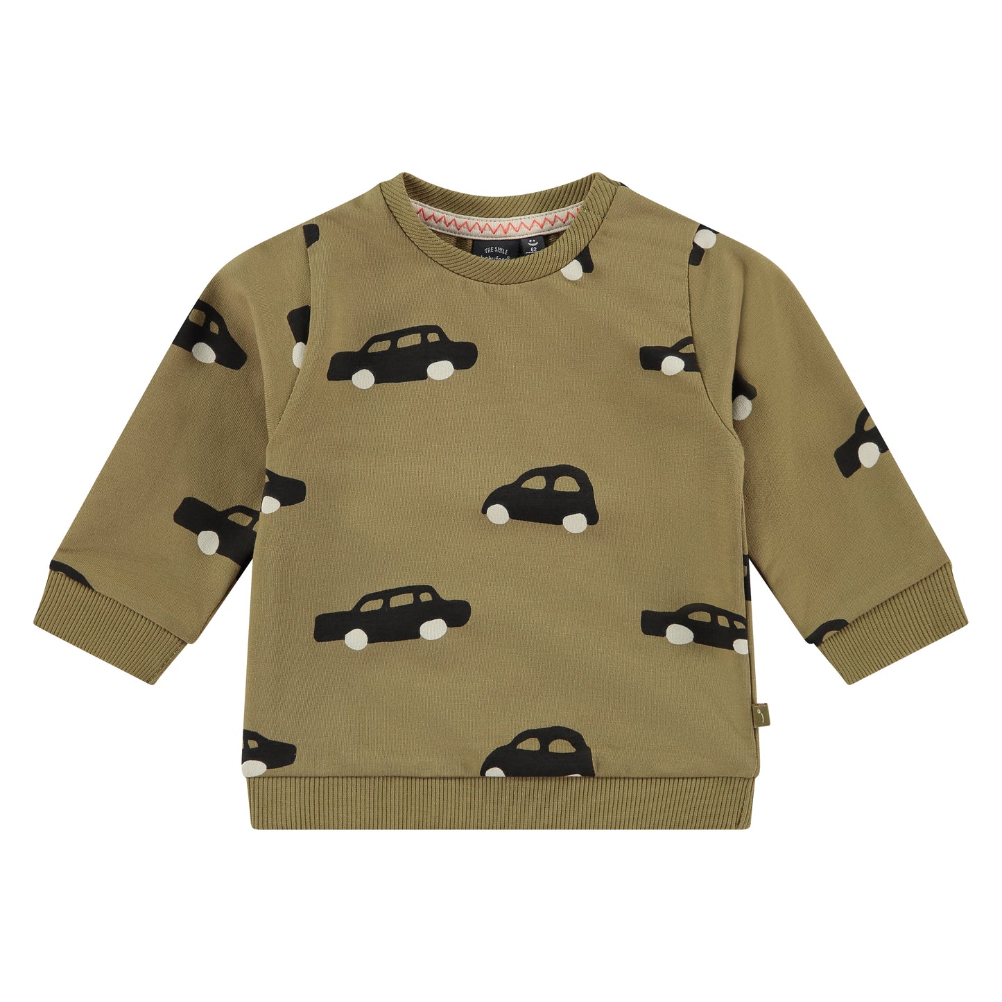 Car Organic Baby Crew Top - Babyface