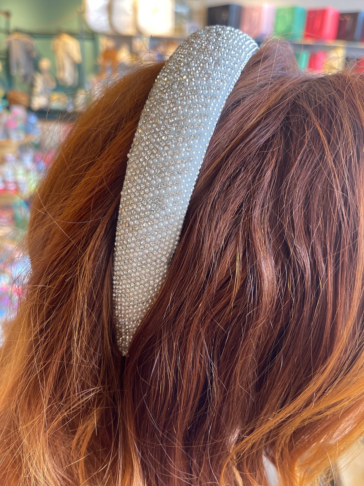 Silver Ombre Crystalized Headband