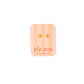 Bubble Heart Stud: Pair