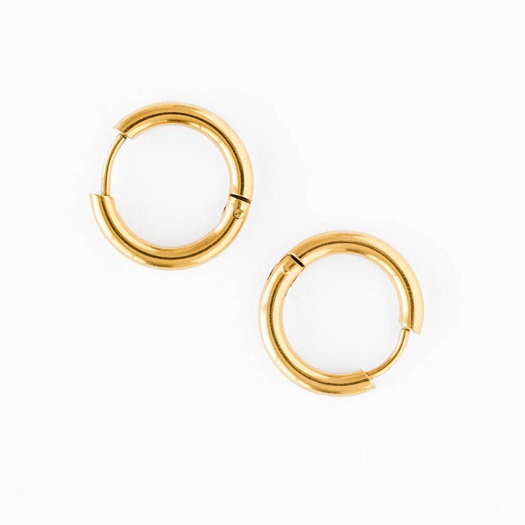 Endless Hoop: Gold / 8mm - Baby Sweet Pea's Boutique