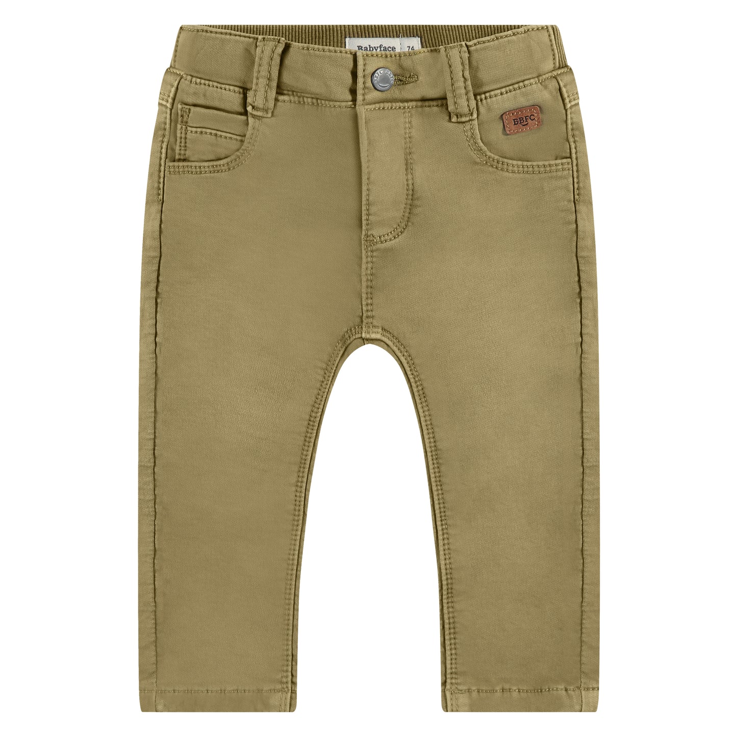 The Softest Denim Pull on Pants Khaki