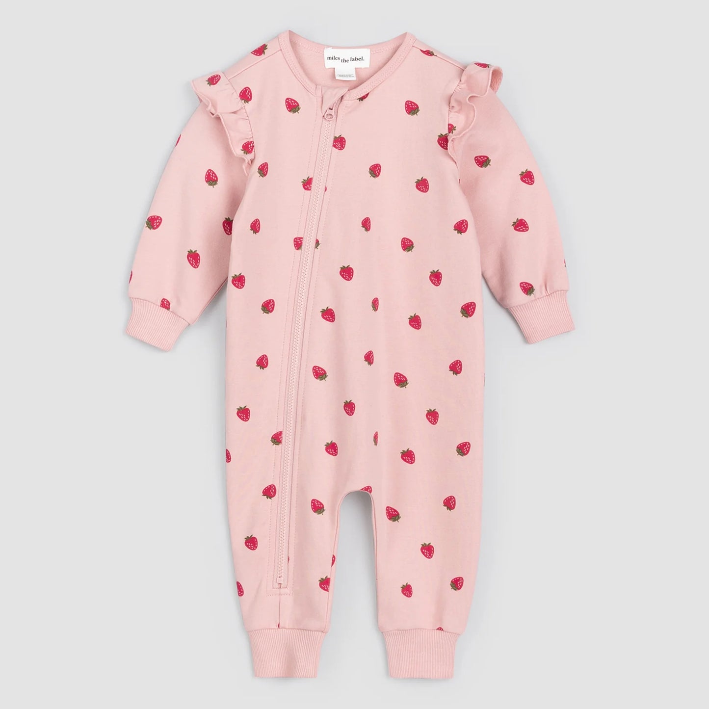 Strawberry Print on Rose Playsuit