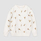 Corn Dog Print on Birch Sweatshirt