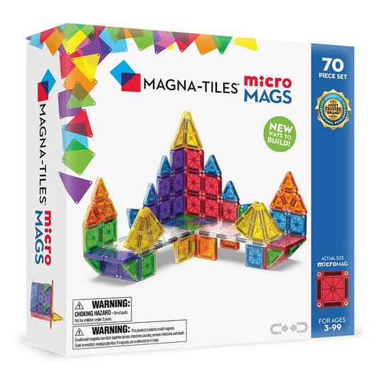 microMAGS™   70   Piece   Set - magnatiles