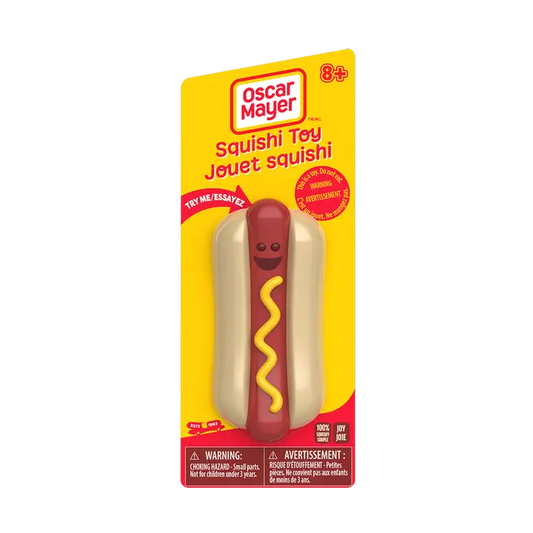 OSCAR MAYER SQUISHI HOT DOG TOY