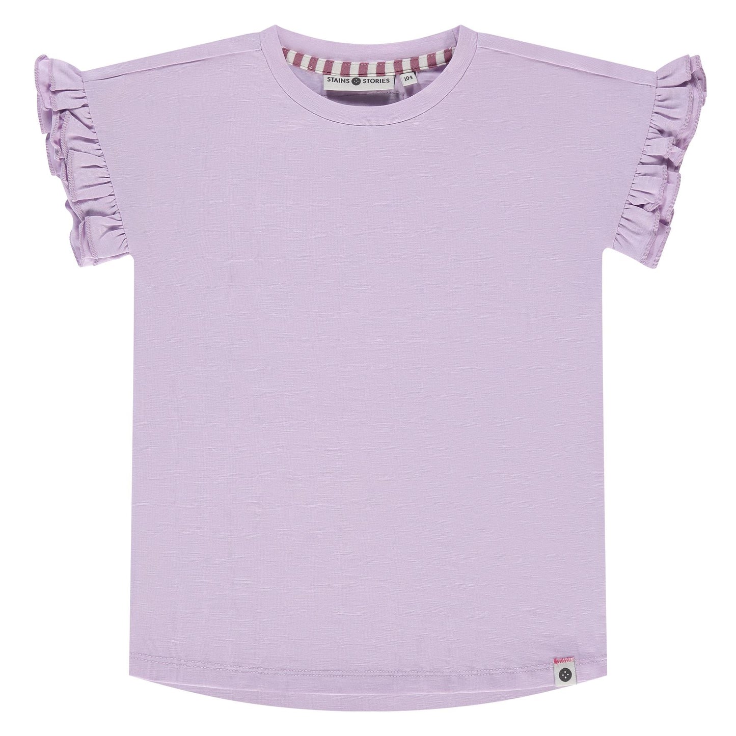 Lovely Lilac Ruffle Sleeve Tee