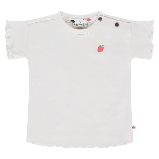 Strawberry Ruffle Tee