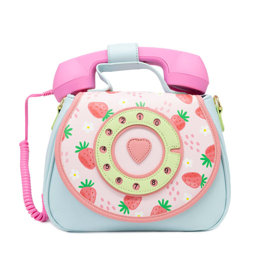 Ring Ring Phone Convertible Handbag- Strawberry Fields