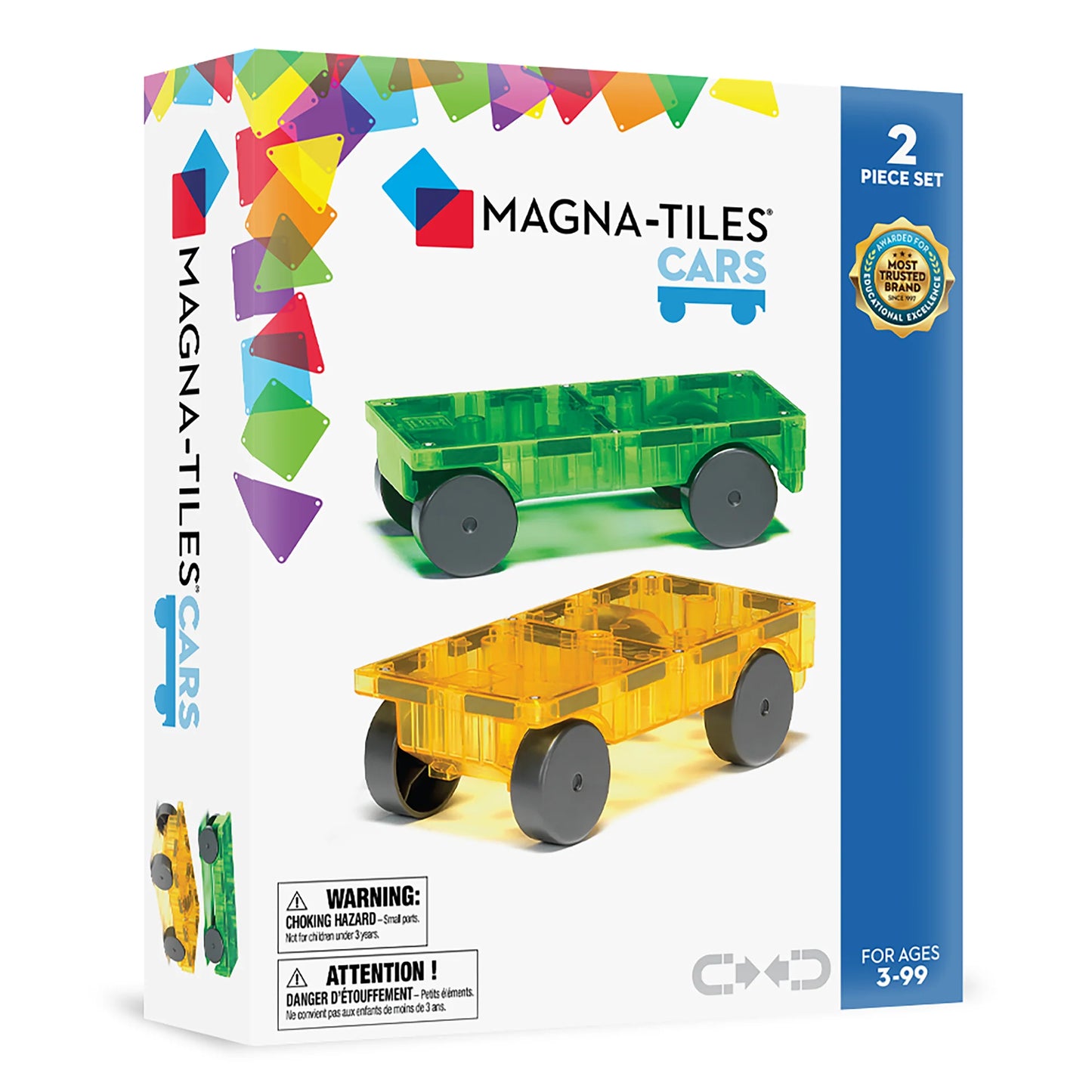 Cars 2 Piece Expansion Set: Green & Yellow