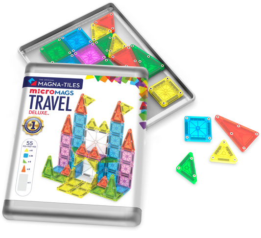 Travel   Set   Deluxe™   55   Piece   Set - magnatiles