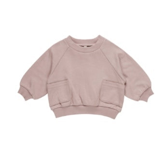 Pocket Sweatshirt || Mauve