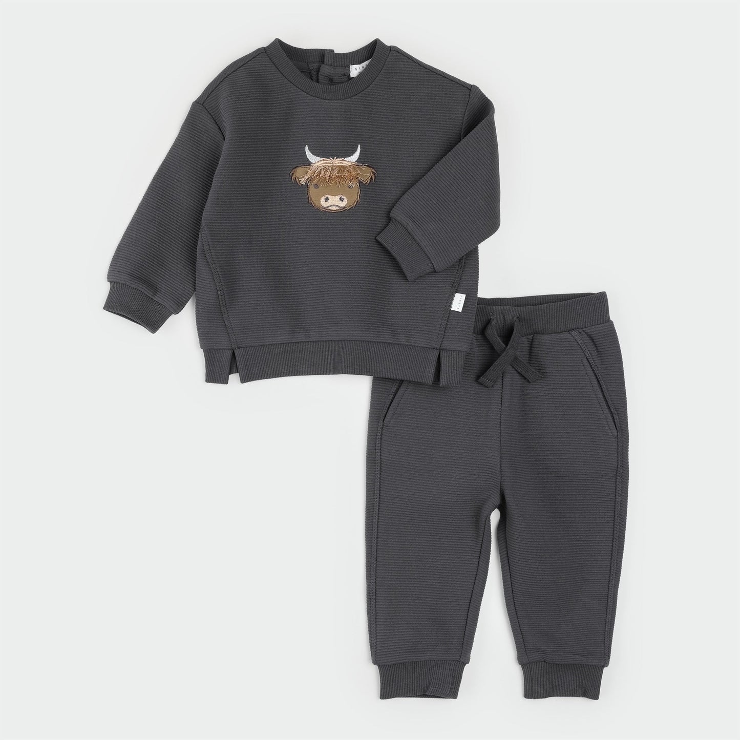 Highland Cow Ottoman Outfit Set