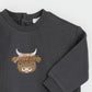 Highland Cow Ottoman Outfit Set