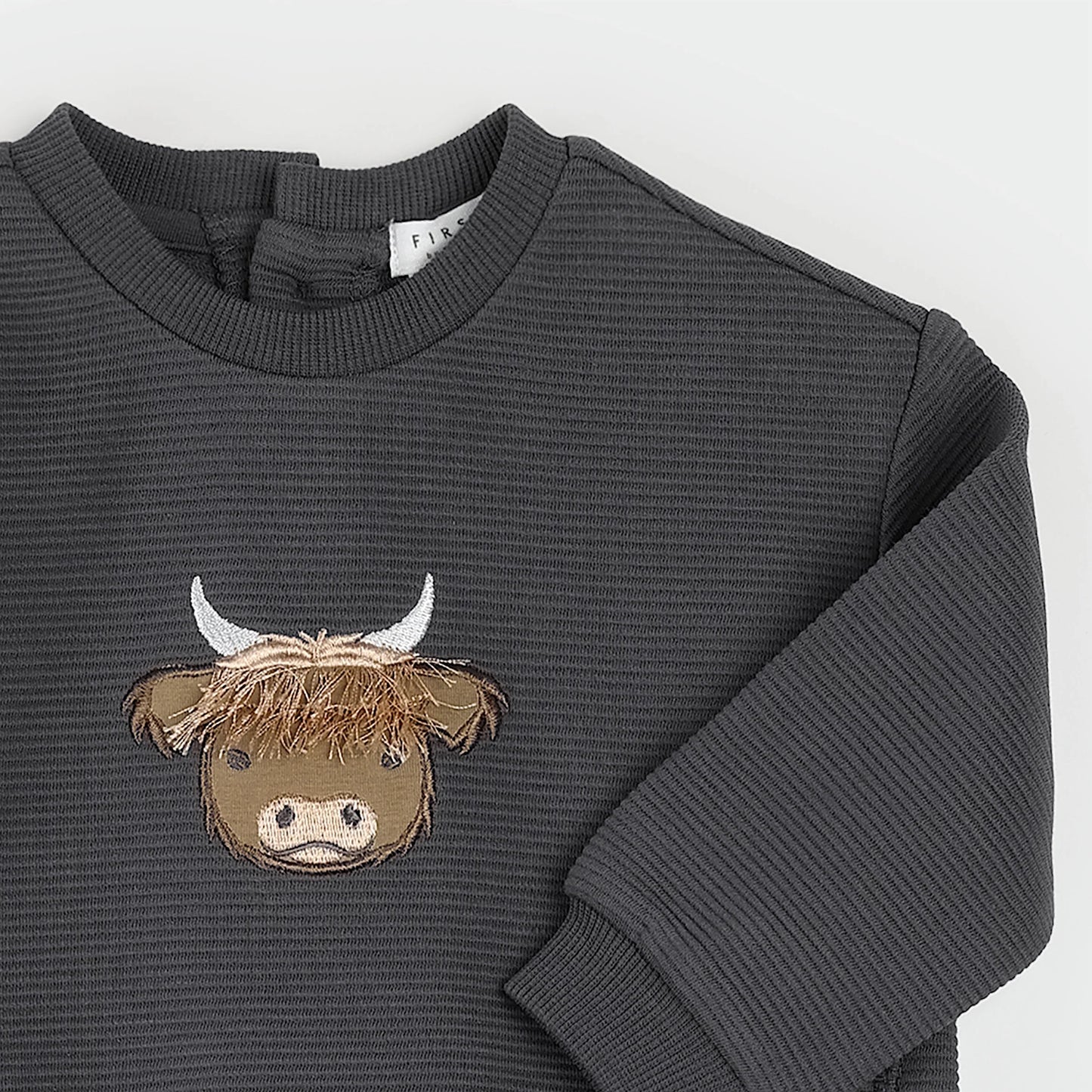 Highland Cow Ottoman Outfit Set