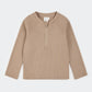 Taupe Half-Zip Rashguard - Petit Lem