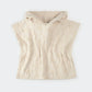 Palm Trees on Beige Beach Poncho - Petit Lem