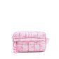 Quilted Scrunchies Striped Bow Printed Pouch