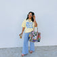 | mother knows best graphic tee - butter yellow / blue Regular price - ETTA & EAST