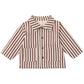 Utility Jacket Black Cherry Pinstripe
