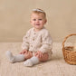 Bubble Knit Cardigan Natural Confetti