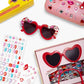 Heartfelt Sparkle Gemify Sunglasses + Case