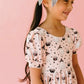 Puff Dress in Pink Cauldron | Girls Halloween Dress - Ollie Jay