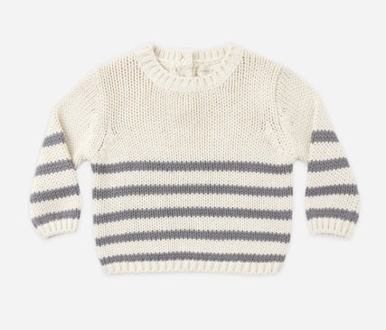 Rex Sweater Slate Stripe