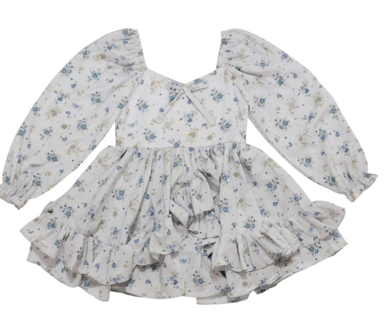 Verity Dress- Blue Floral