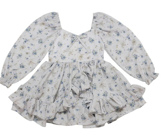 Verity Dress- Blue Floral
