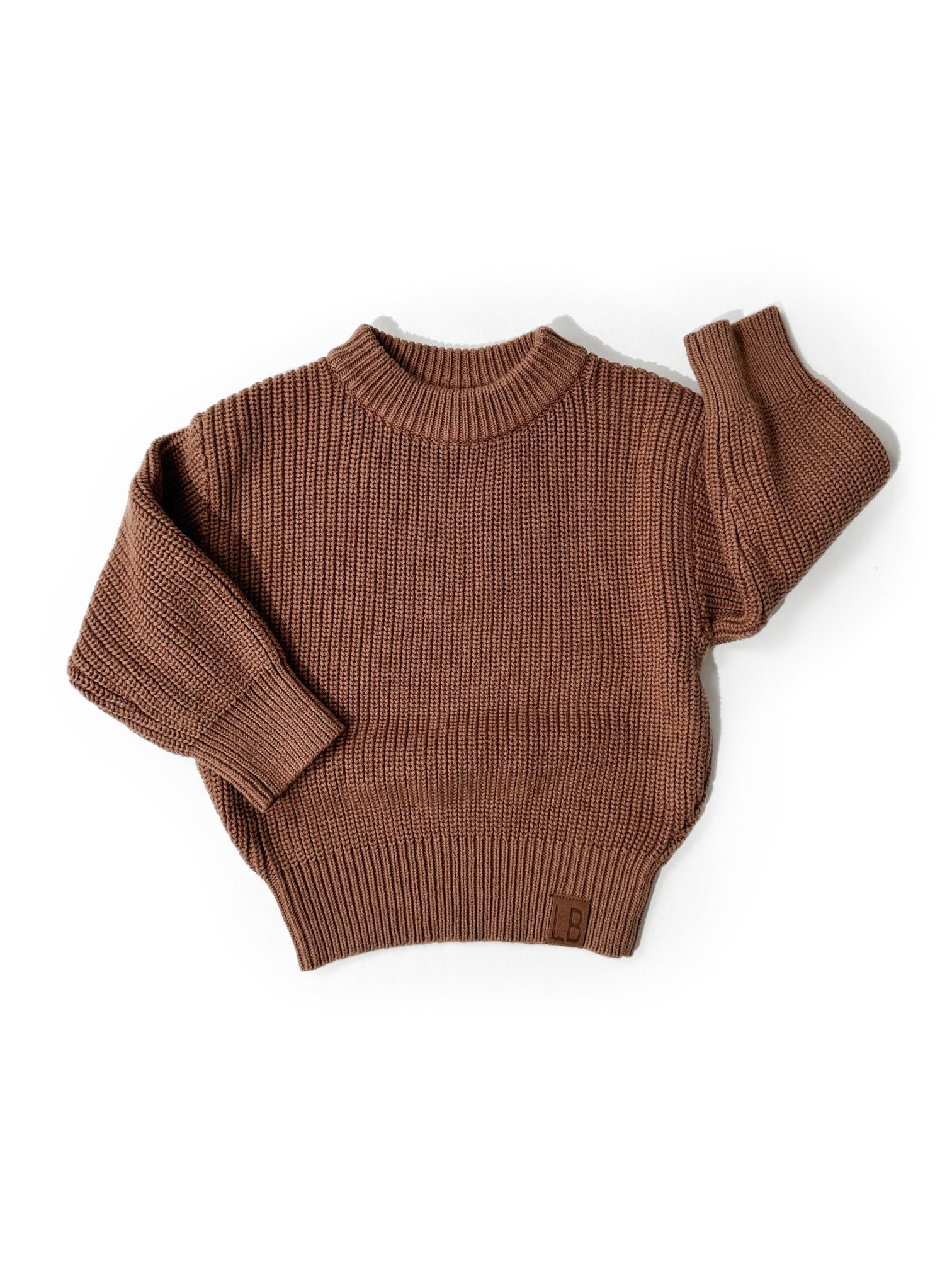 Chunky Knit Sweater| NUTMEG - Little Bipsy