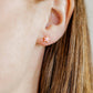 Screwback Stud Earrings - Nora Star Pink