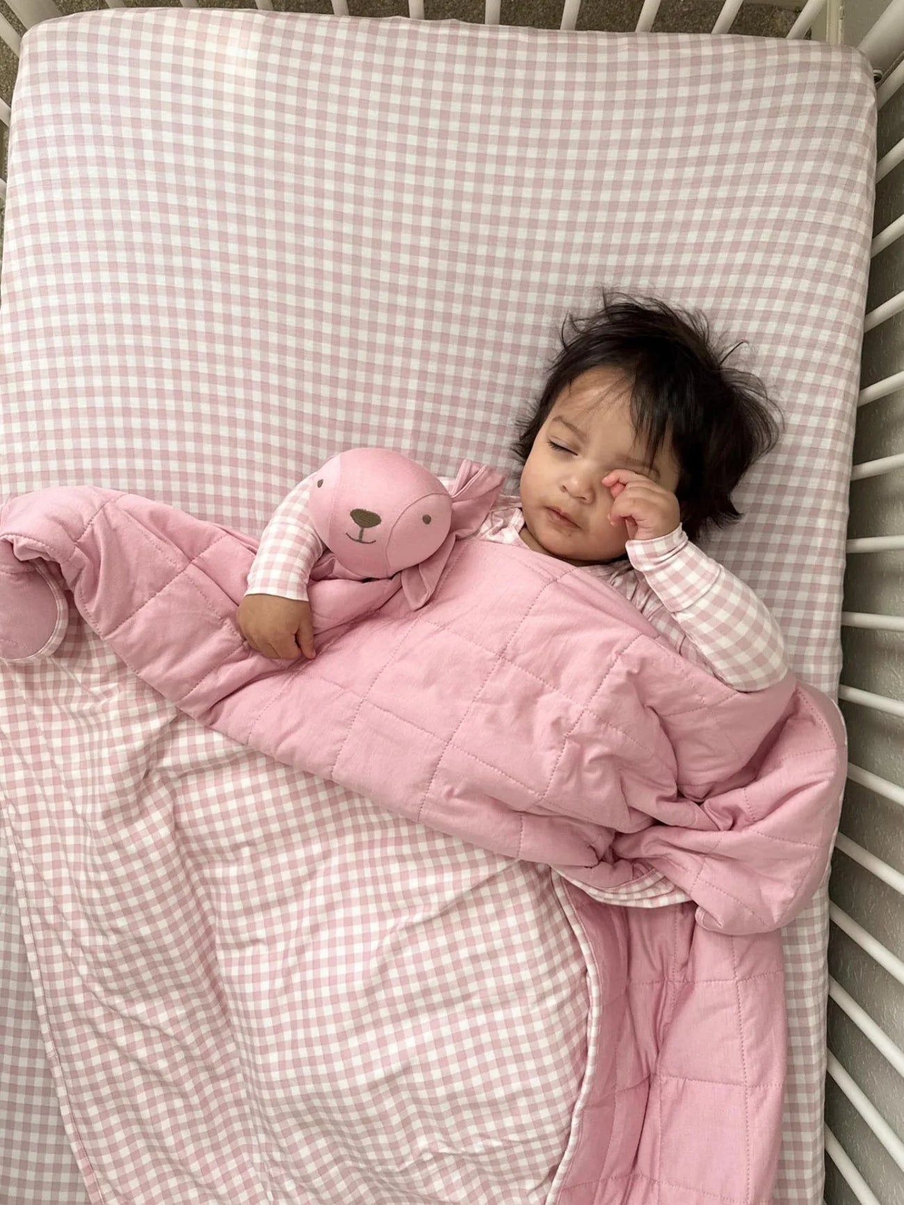 Cloud Blanket - Pink Gingham