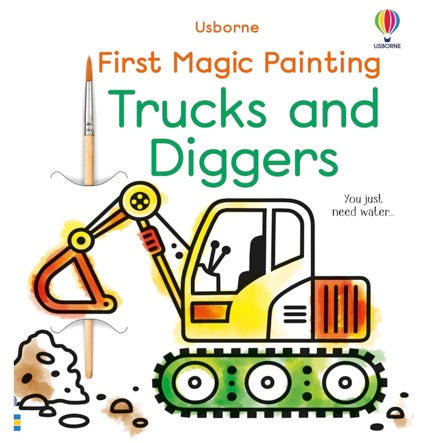 First Magic Painting Trucks and Diggers