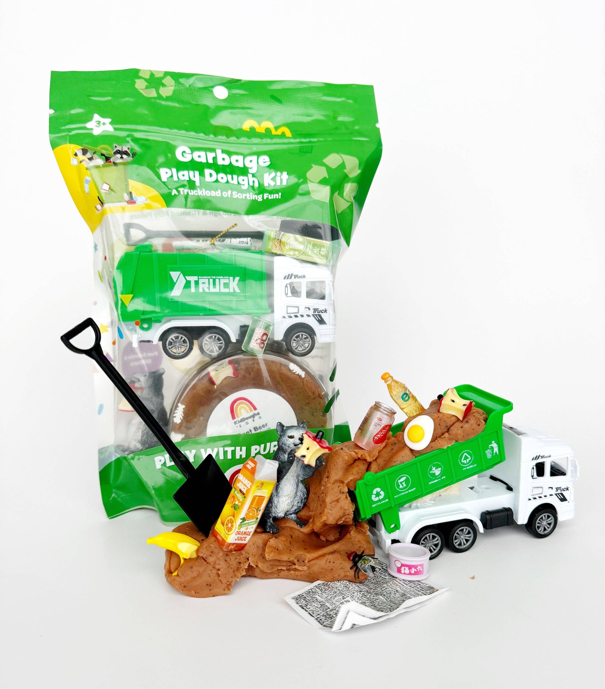 Garbage (Root Beer) KidDough Play Kit - Earth Grown KidDoughs (KidDoughs by EGKD)
