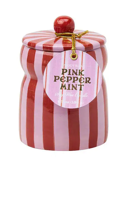 Christmas Cabana Candle In Pink