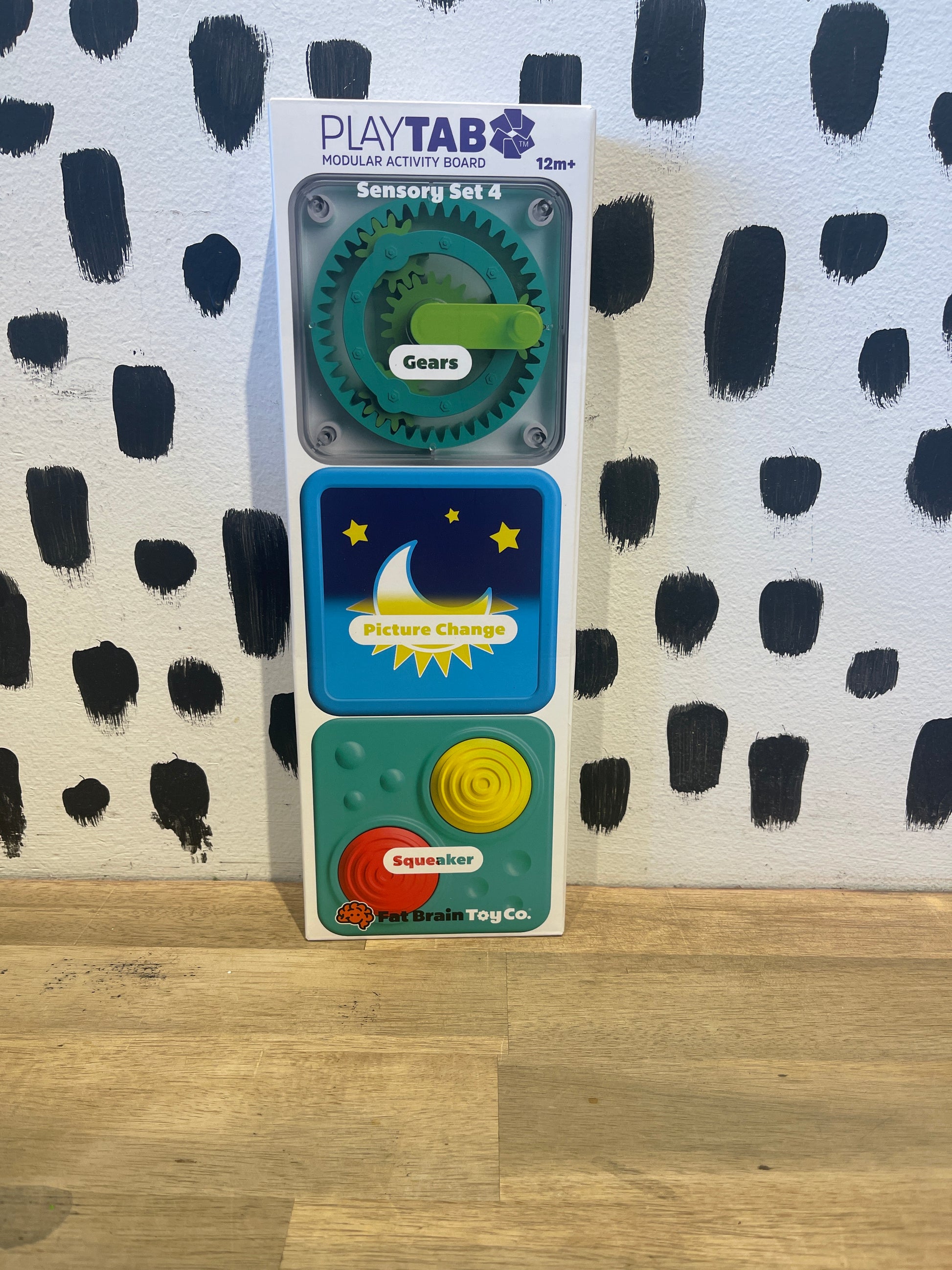 PlayTab - Modular, Sensory Activity Board for Babies and Toddlers - Fat Brain Toy Co