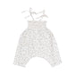 Tie Strap Smocked Romper -Jadeite Simple Floral - Angel Dear