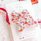 Red & Pink Conversation Small Pinwheel Pigtails