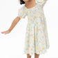 Georgia Floral  Smocked Twirly Dress and Bloomer - Angel Dear