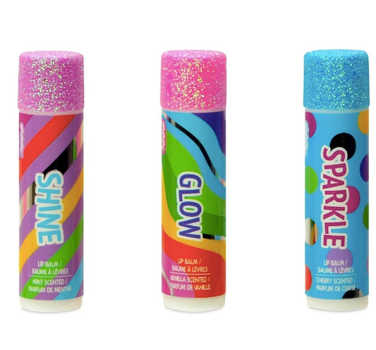 Iscream Tinsel & Glow Lip Balm Set