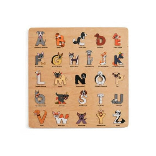 Dog Wooden Alphabet Puzzle