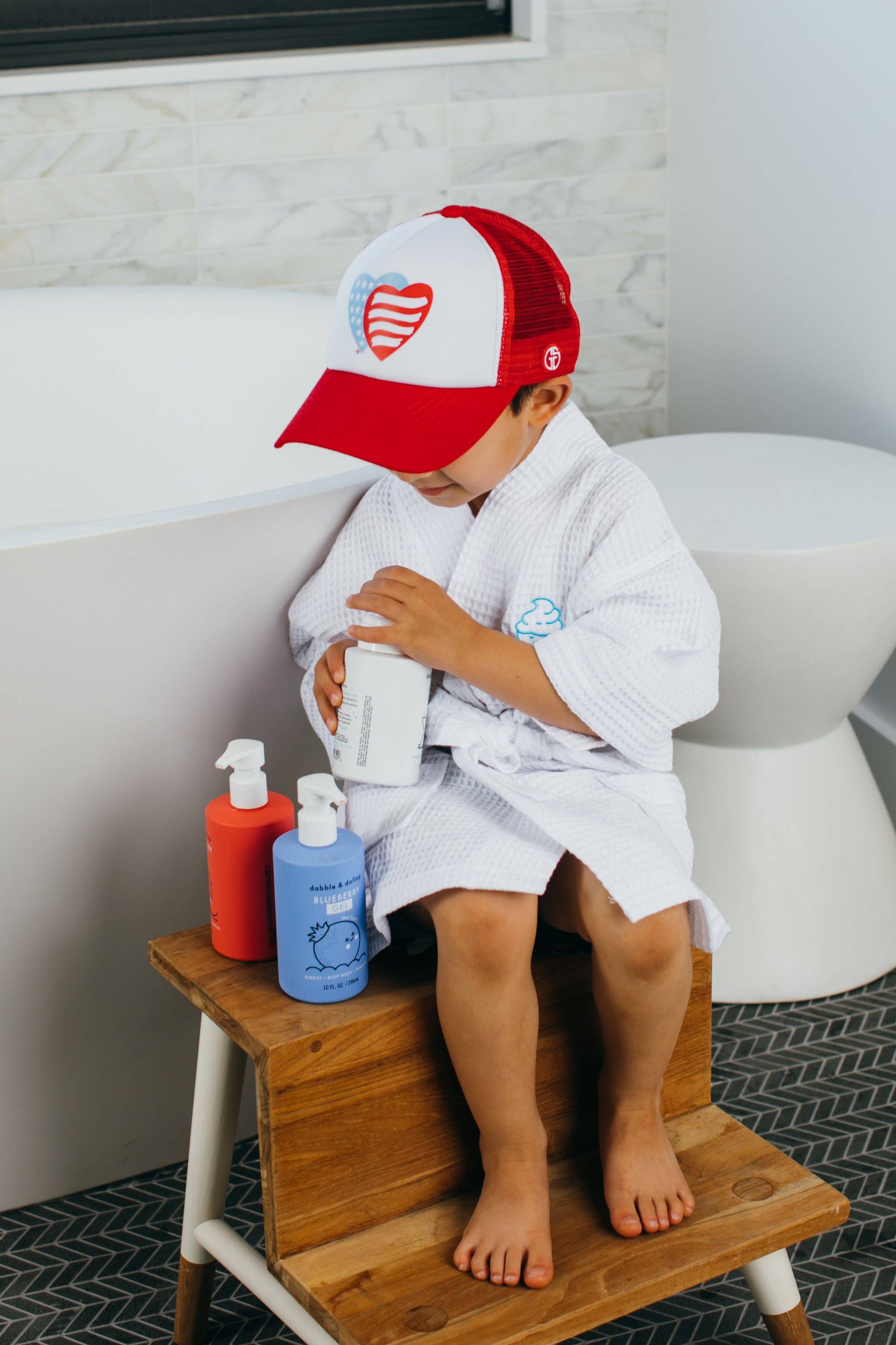 All-Natural Blueberry Shampoo, Body Wash & Bubbles - Dabble & Dollop